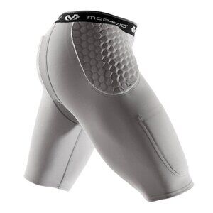 McDavid 733 Hex Girdle Shorts with 2 Pockets - Gray
